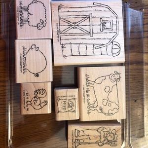Rubber stamps-Farm